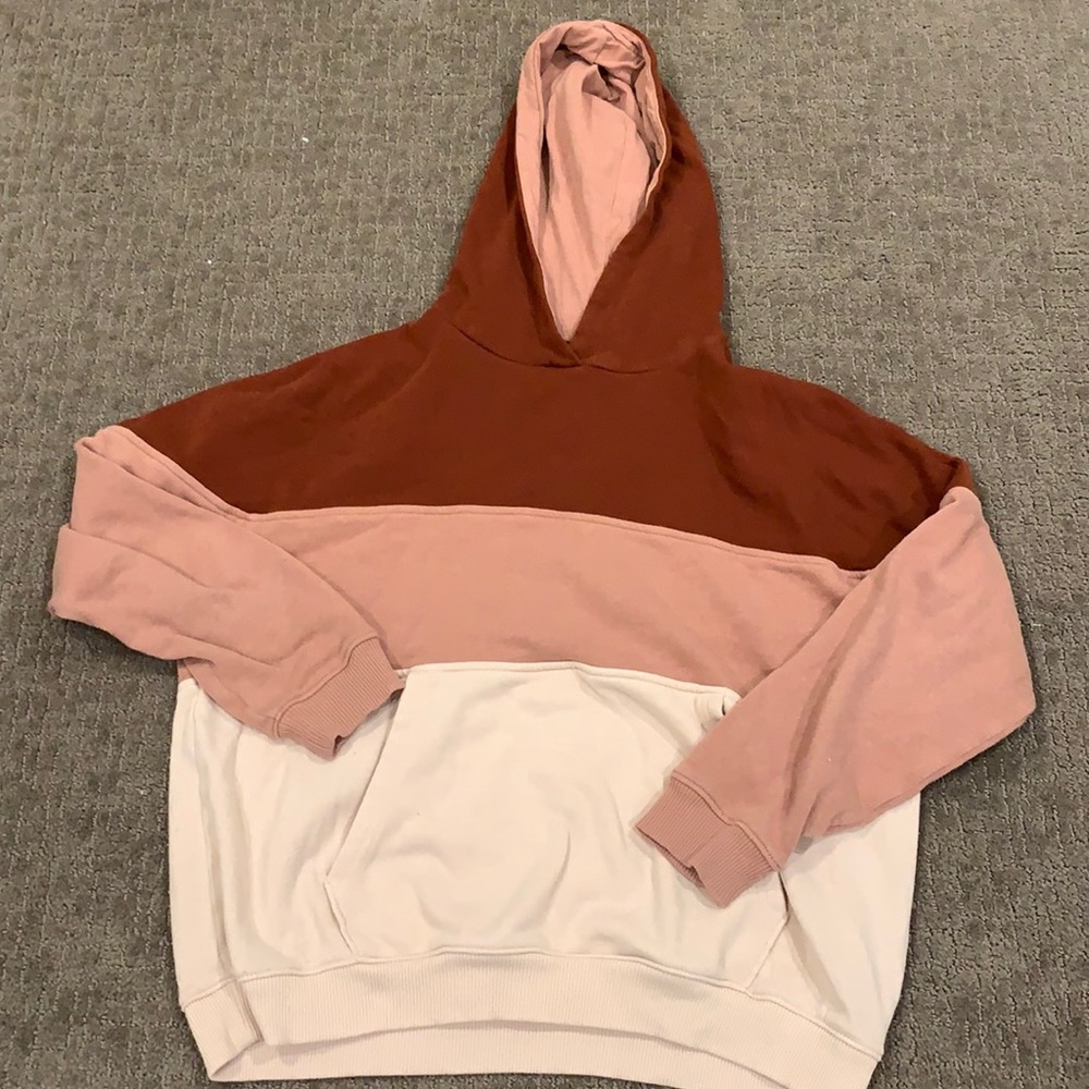 pink hoodie